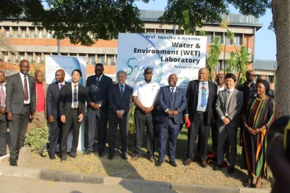 Group photo after the commissioning of the lab